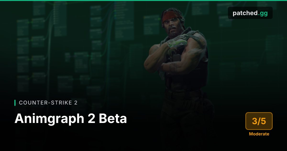 CS2 Animgraph 2 Beta — Animation & Performance | Patched