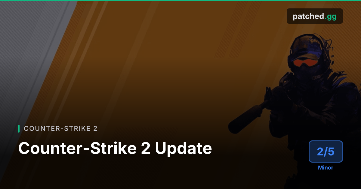 CS2 Update — Cache Fixes & Shader Crash Fix | Patched
