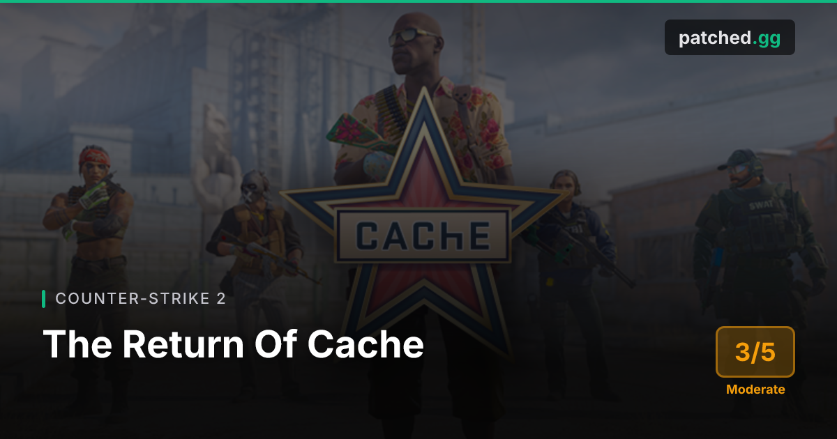 CS2 Update — Cache Returns to Matchmaking | Patched