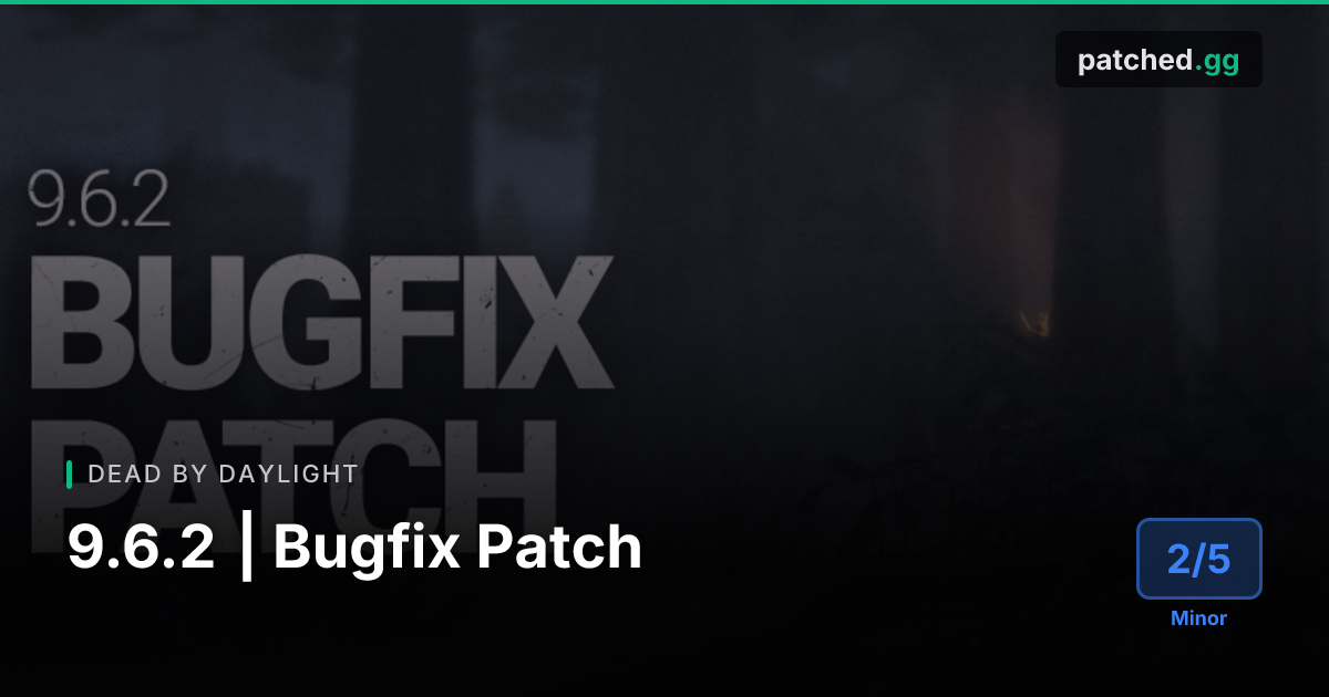 Dead by Daylight v9.6.2 — The Pig Add-on Fix | Patched