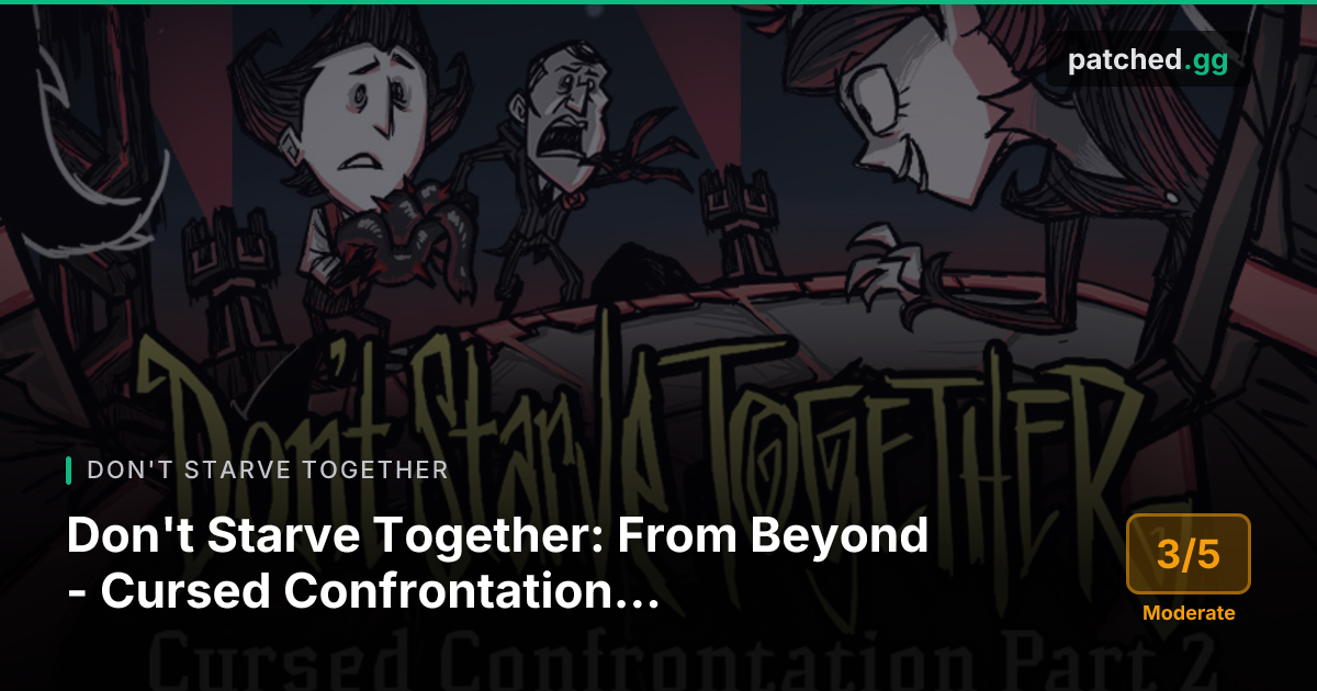 DST vCursed Confrontation — Shadow Arc Finale | Patched