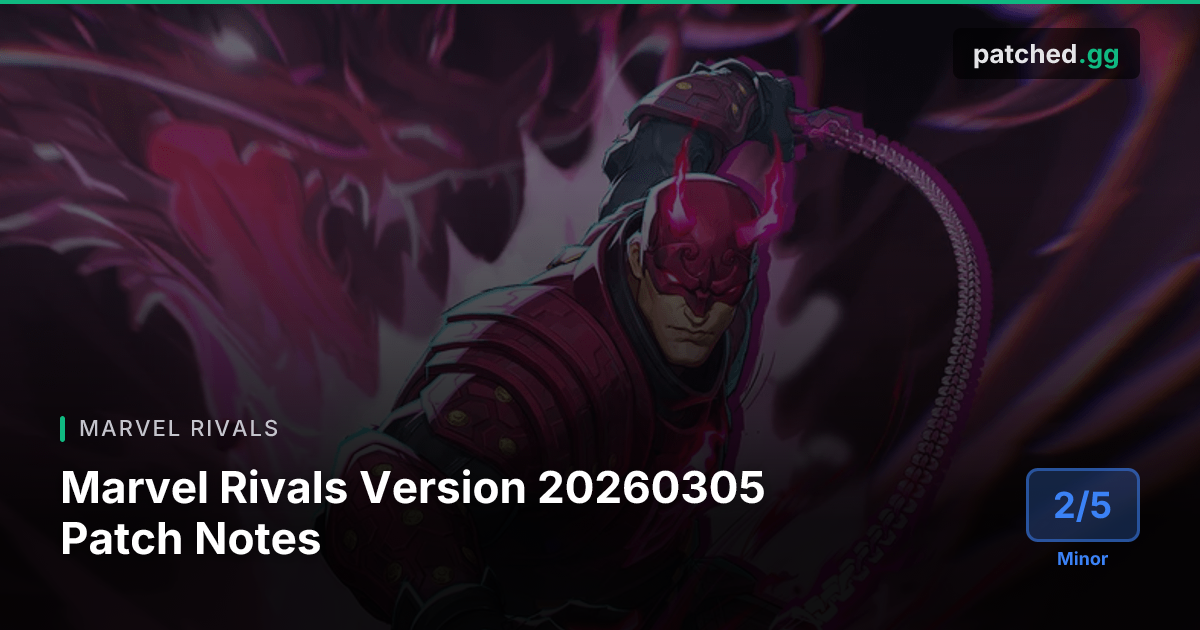 Marvel Rivals Patch Notes March 5 — Doctor Strange & Angela Fixes | Patched