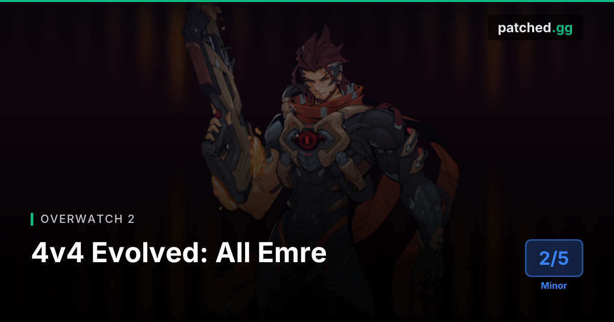 Overwatch 2 — 4v4 Evolved: All Emre Event | Patched