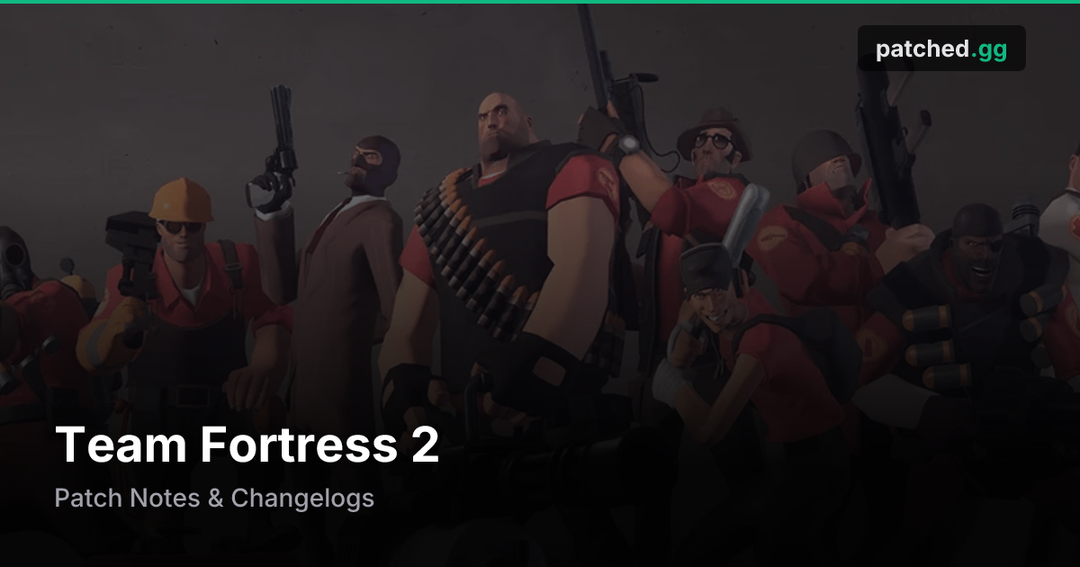 Team Fortress 2 Patch Notes & Updates | Patched