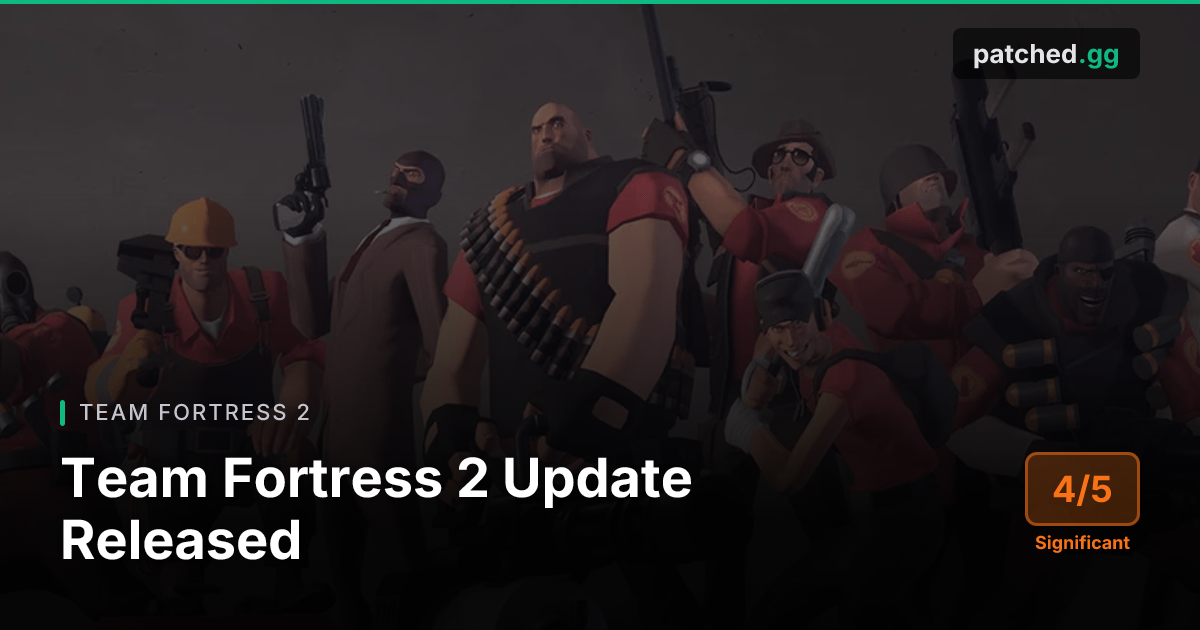 TF2 Summer 2026 Update — 6 New Maps & Taunts | Patched